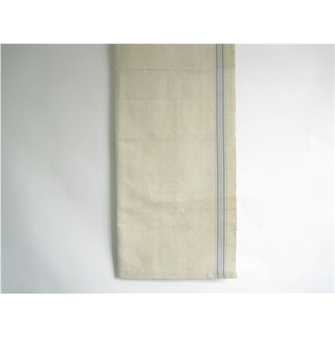 テキスタイル　北欧 Linen Blueライン