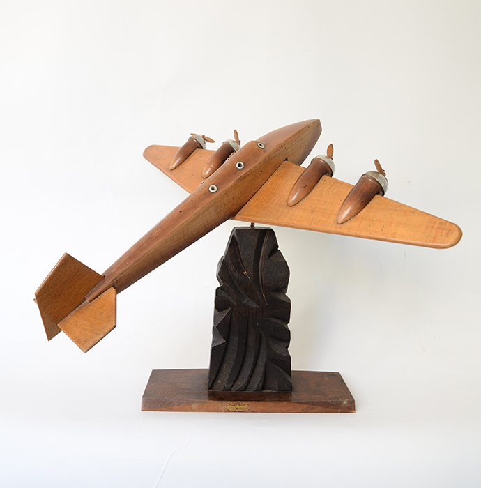 飛行機オブジェ　木製