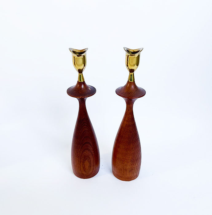 ヴィンテージ WOOD キャンドルスタンド