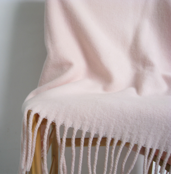 ブランケット　Yves Delorme LightPink
