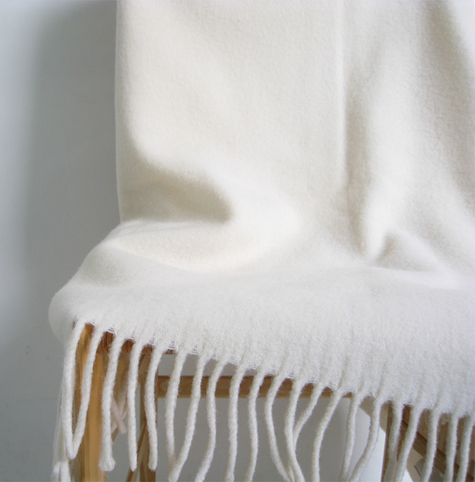 ブランケット　Yves Delorme White