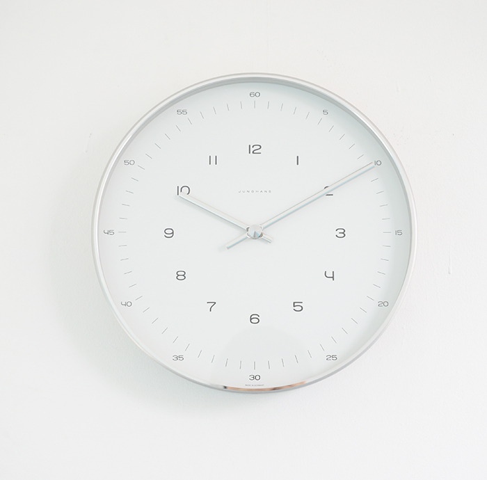 Junghans Maxbill Number Clock(ユンハンス　マックスビル)　壁掛け時計