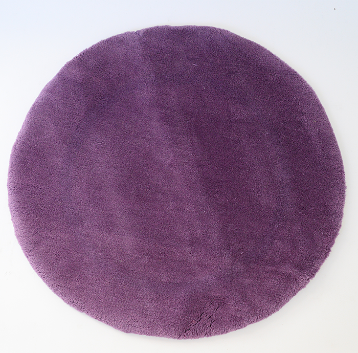nordic form / 丸形ラグマット Purple